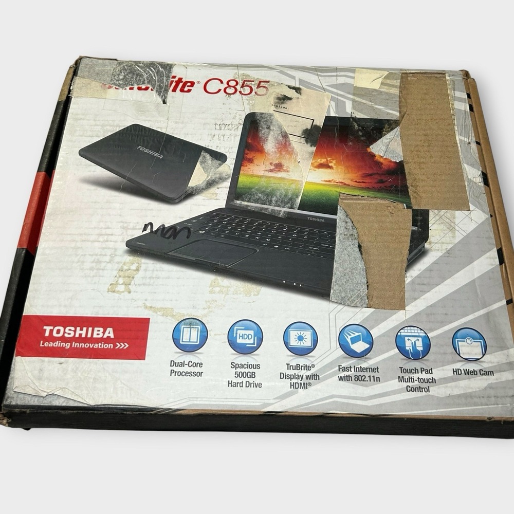 Toshiba Satellite C855D-S5320 15.6" Laptop Complete Factory Wrapped Untested